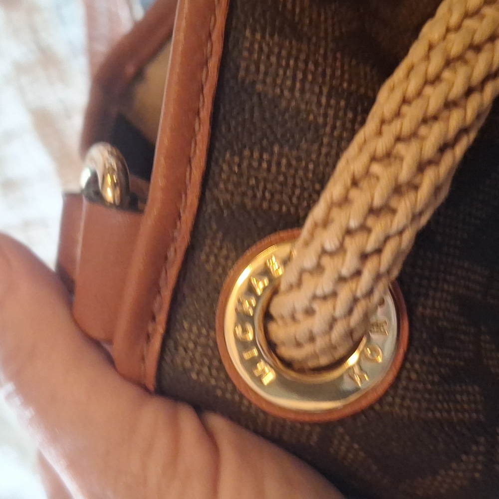 Michael Kors Brown and Tan Shoulder Bag - Picture 16 of 16
